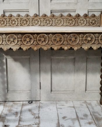 Victorian Bleached Oak Hall Table (SOLD)