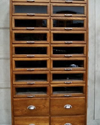 Vintage Haberdashery Shop Display Cabinet