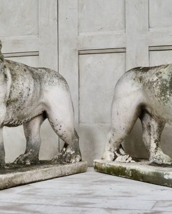 Pair of Stone Medici Lions (SOLD)