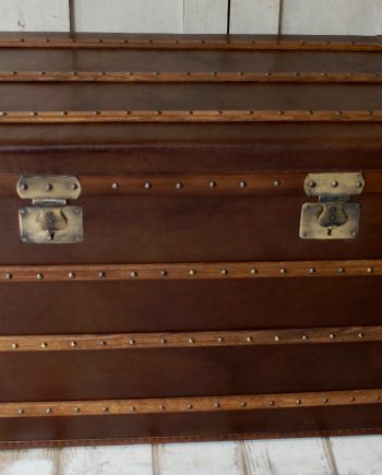 Antique Maison Armand Bega Travel Trunk