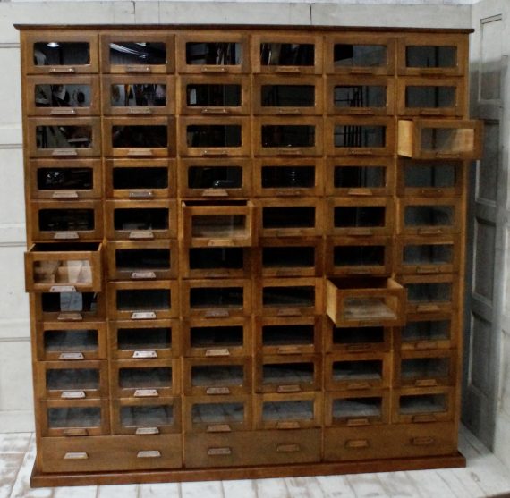 Vintage Haberdashery Shop Display Cabinet (SOLD)