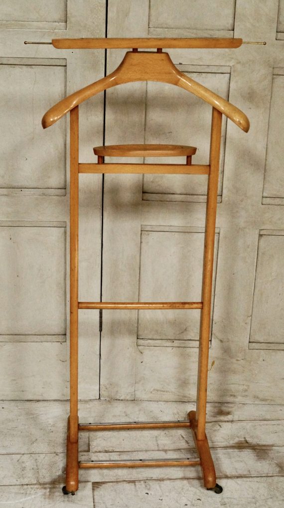 Vintage French Beech Valet Stand