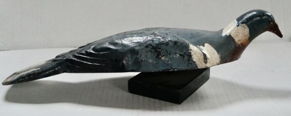 Vintage Aluminium Pigeon Decoy