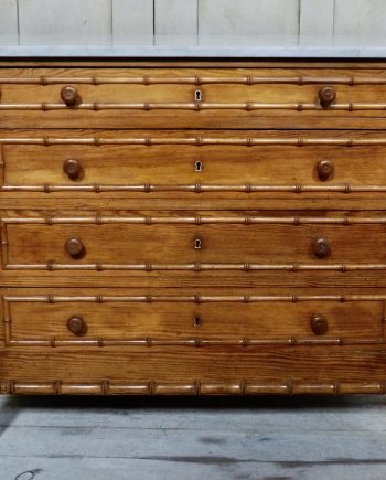 Victorian Faux Bamboo Chest Of Drawers (SOLD)