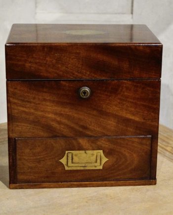 Victorian Mahogany Travel Apothecary Box