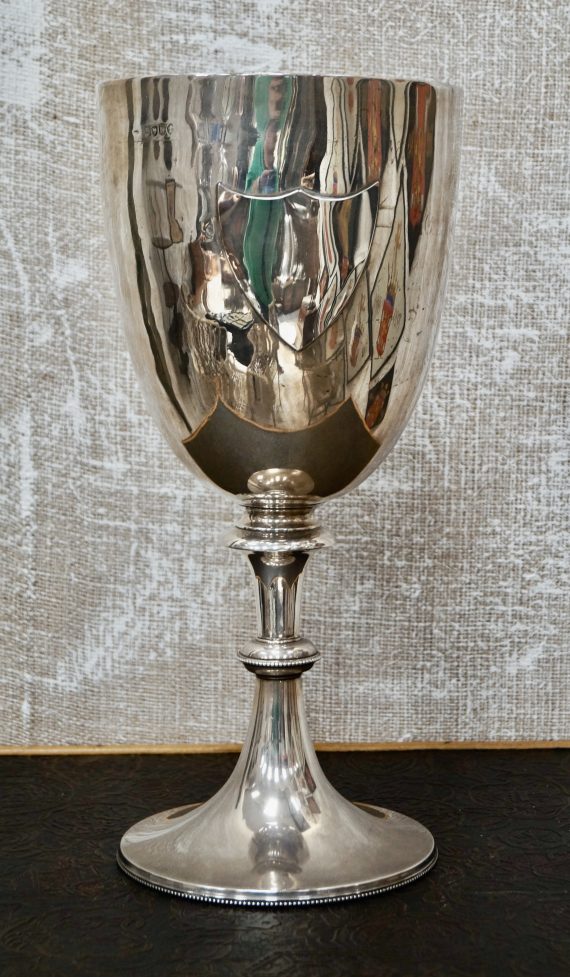 Antique Silver Mappin & Webb Large Goblet