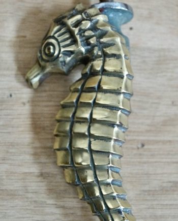 Antique Brass Seahorse Door Knocker