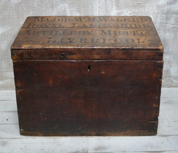 Pine Campaign Military Trunk