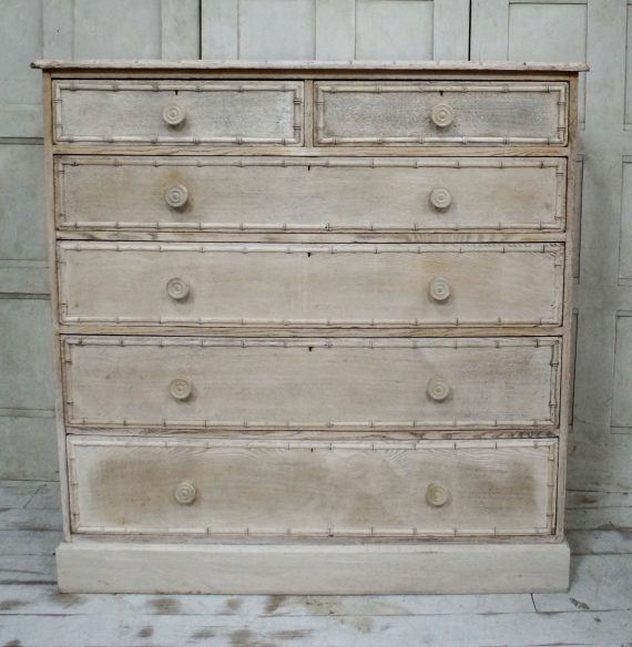 Rare Howard & Sons Bleached Ash Chest Of Drawers