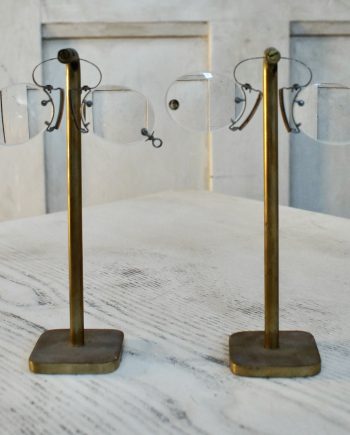 Antique Pince-nez Glasses On Stand