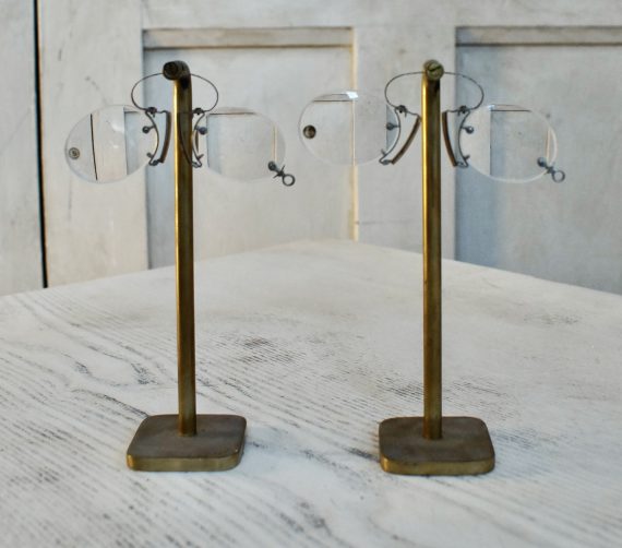 Antique Pince-nez Glasses On Stand
