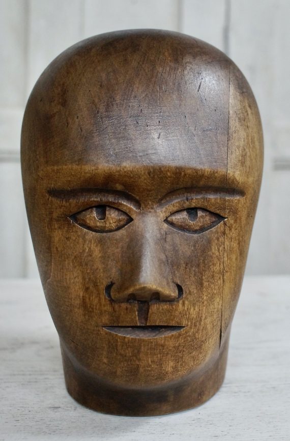 Rare Wooden German Milliners Hat Mould