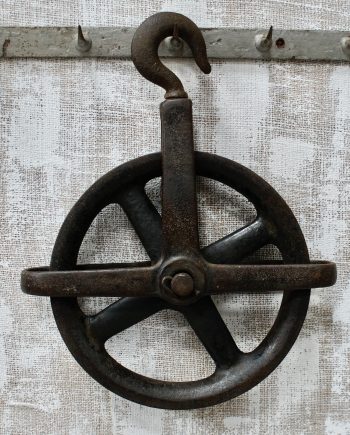 Antique Cast Iron Pulley Wheel