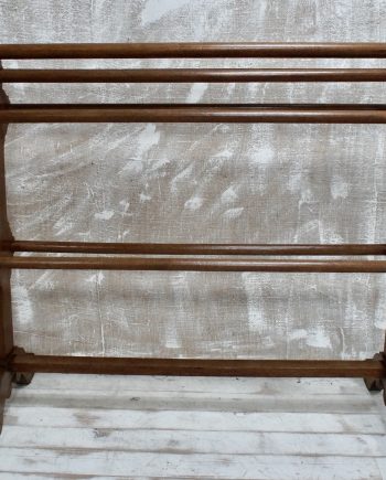 Large Victorian Mahogany Towel Rail