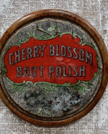 Original Cherry Blossom Boot Polish Advertising Sign