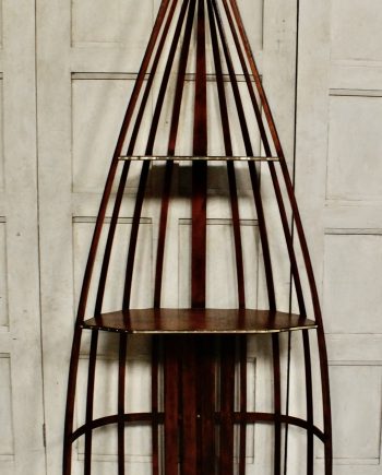 Vintage Blandford Skeleton Canoe Bookshelf