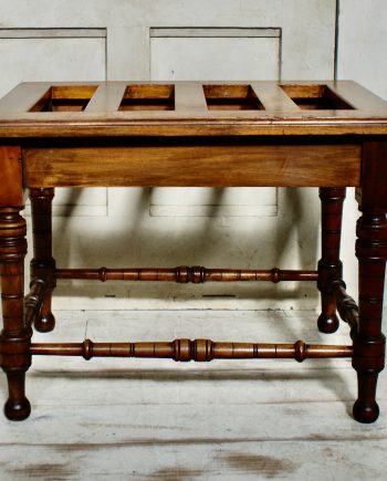 Victorian Teak Luggage Stand