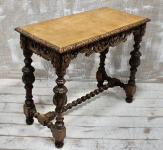 Victorian Oak Hall Table