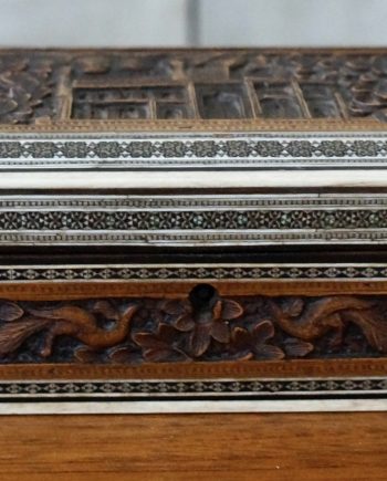 Antique  Hoshiarpur Stationary Box