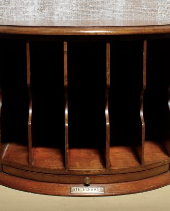 Victorian Oak Telegram Box