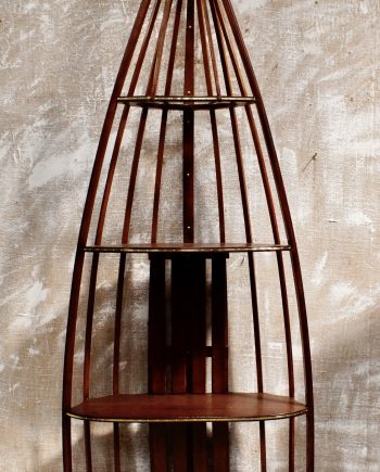 Vintage Blandford Skeleton Canoe Bookshelf
