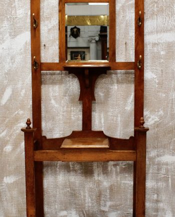 Antique Arts & Crafts Oak Hall Stand