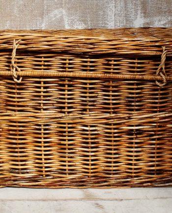 Vintage Wicker Laundry Basket